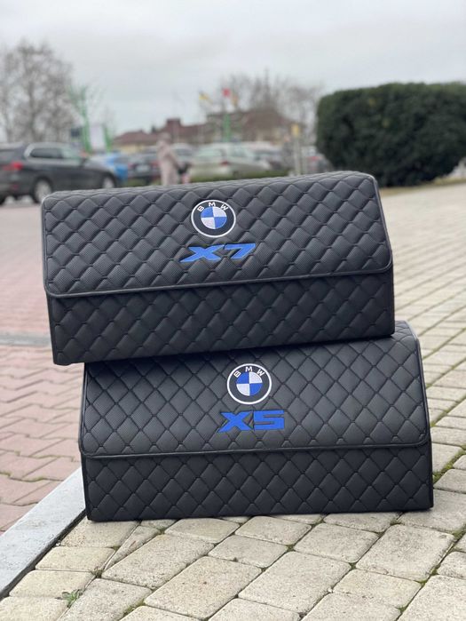 Органайзер у багажник автомобіля складна сумка для машини 35х30х30 см