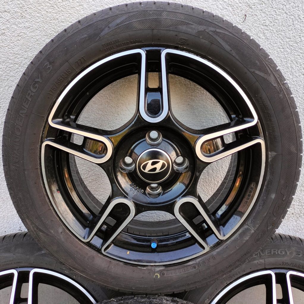 Felgi z oponami Hyundai I10 I20 Kia Picanto 5,5x15 ET38 4x100
