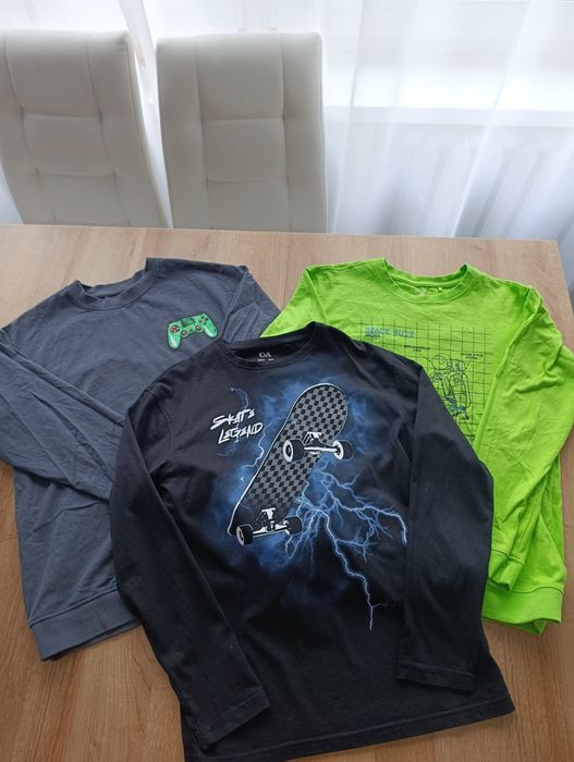 Bluzka chłopięca 3 sztuki rozmiar 158 CoolClub Smyk C&A