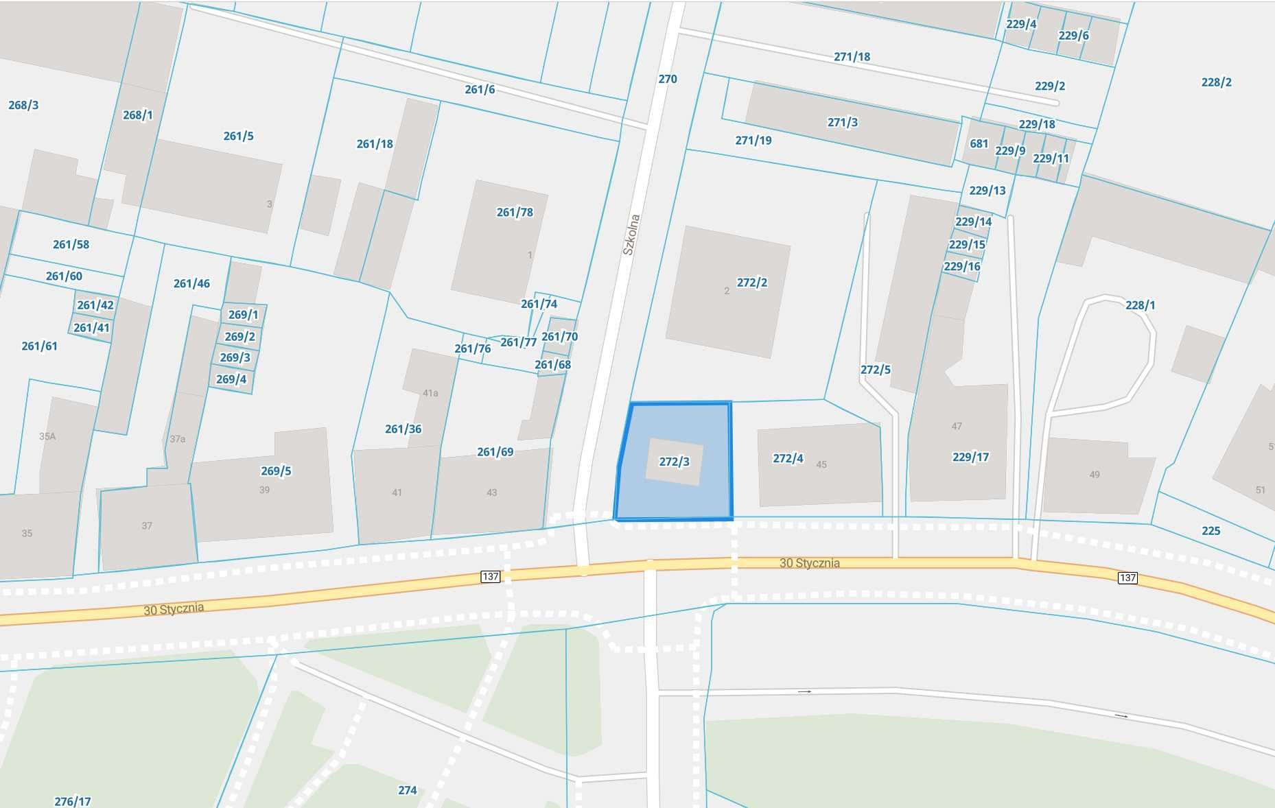 Wydzierżawię działkę w centrum miasta