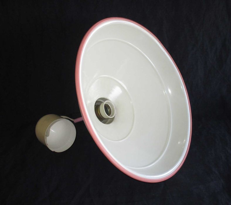 Candeeiro Esmaltado Vintage candeeiro de tecto