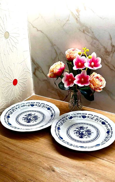 2 Talerze Cebulak. Fabryka Porcelany „Książ” Cena za całość. Jak nowe