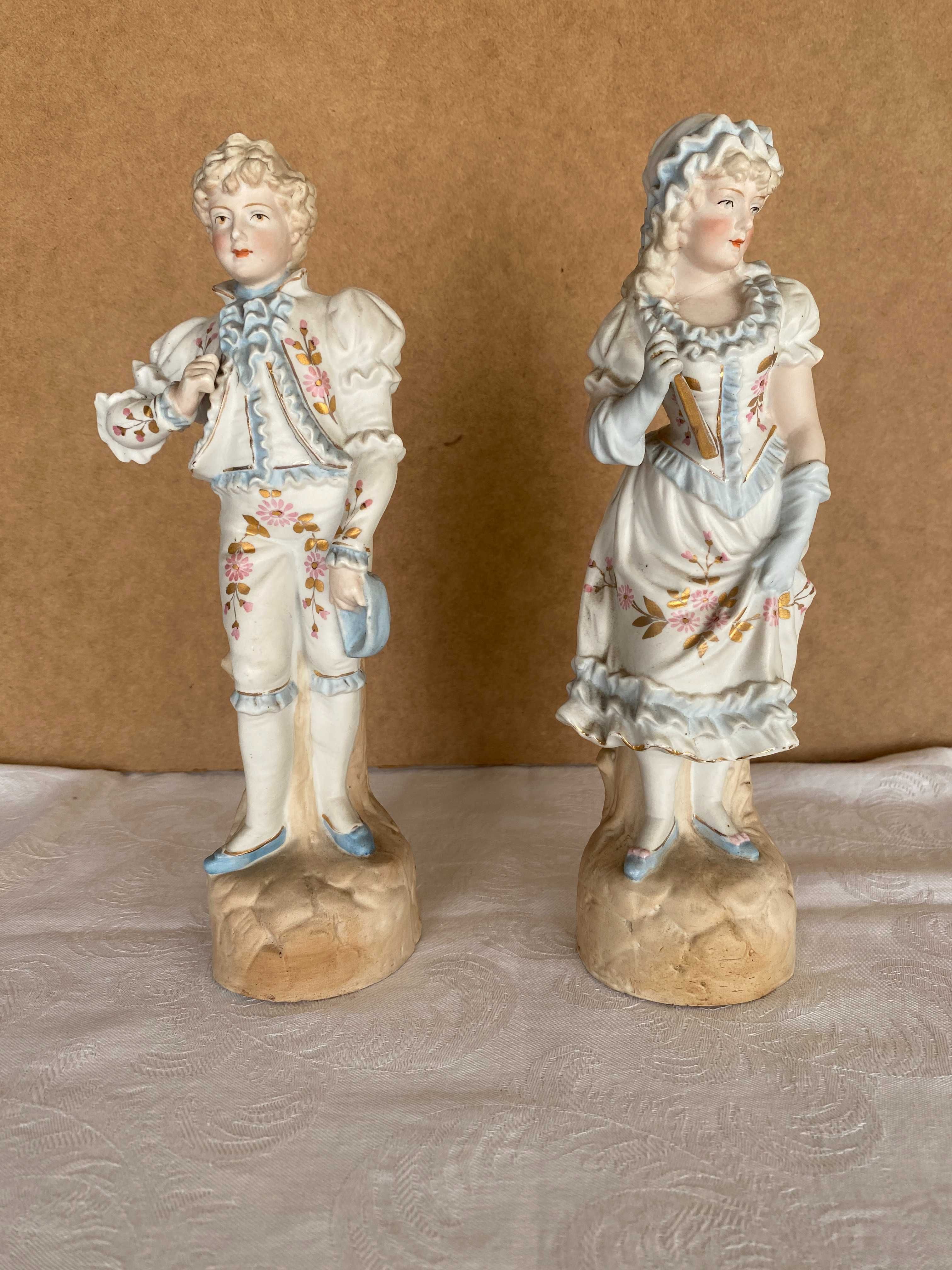 Estatuetas em porcelana de Dresden