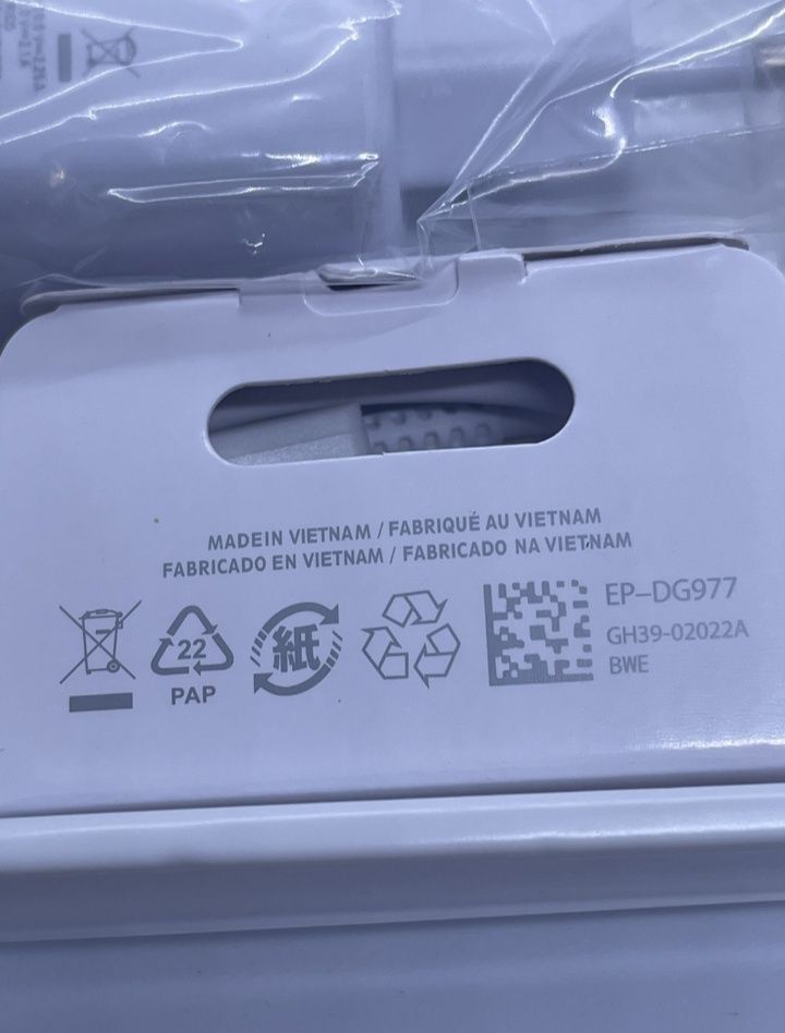 Зарядное устройство Samsung 45W +Кабель 5А Type-C Быстрая зарядка
