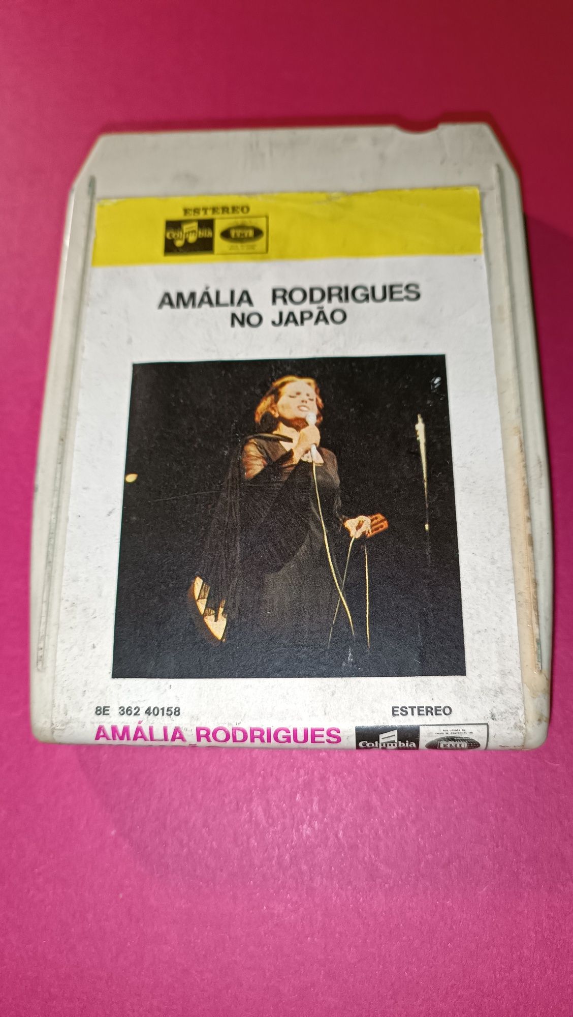 Antiga cassete cartucho 8 track tape cartridge Amália Rodrigues