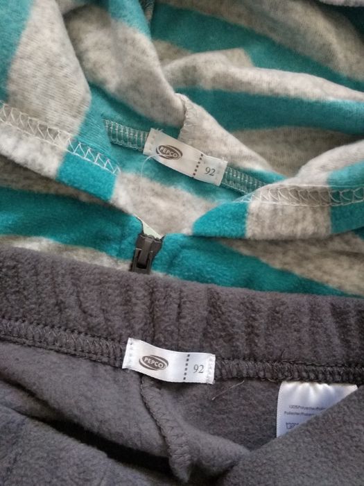 NOWY dres dresik komplet polarowy ciepły