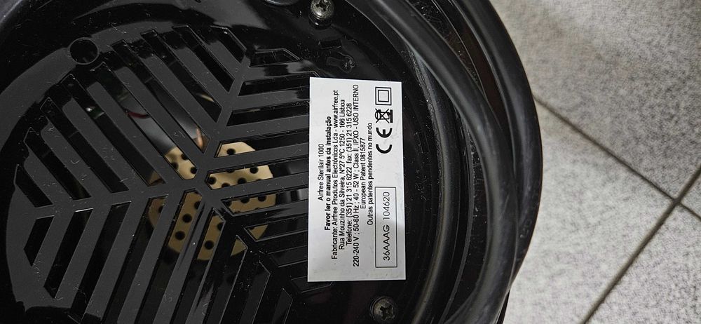 Purificadores de Ar Airfree Sterilair 1000 e 3000