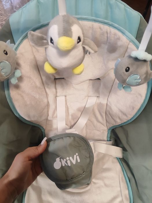 Крісло качелька, шезлонг, електро гойдалка!Крісло для годування, качел