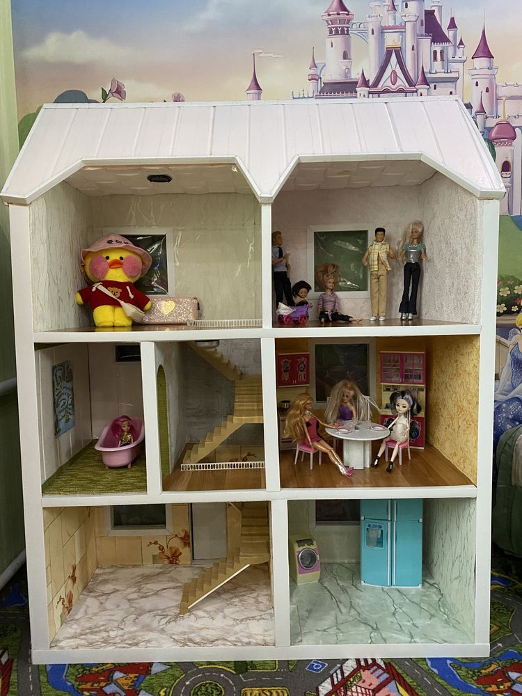 Кукольный домик, домик для Барби, лол и других кукол
