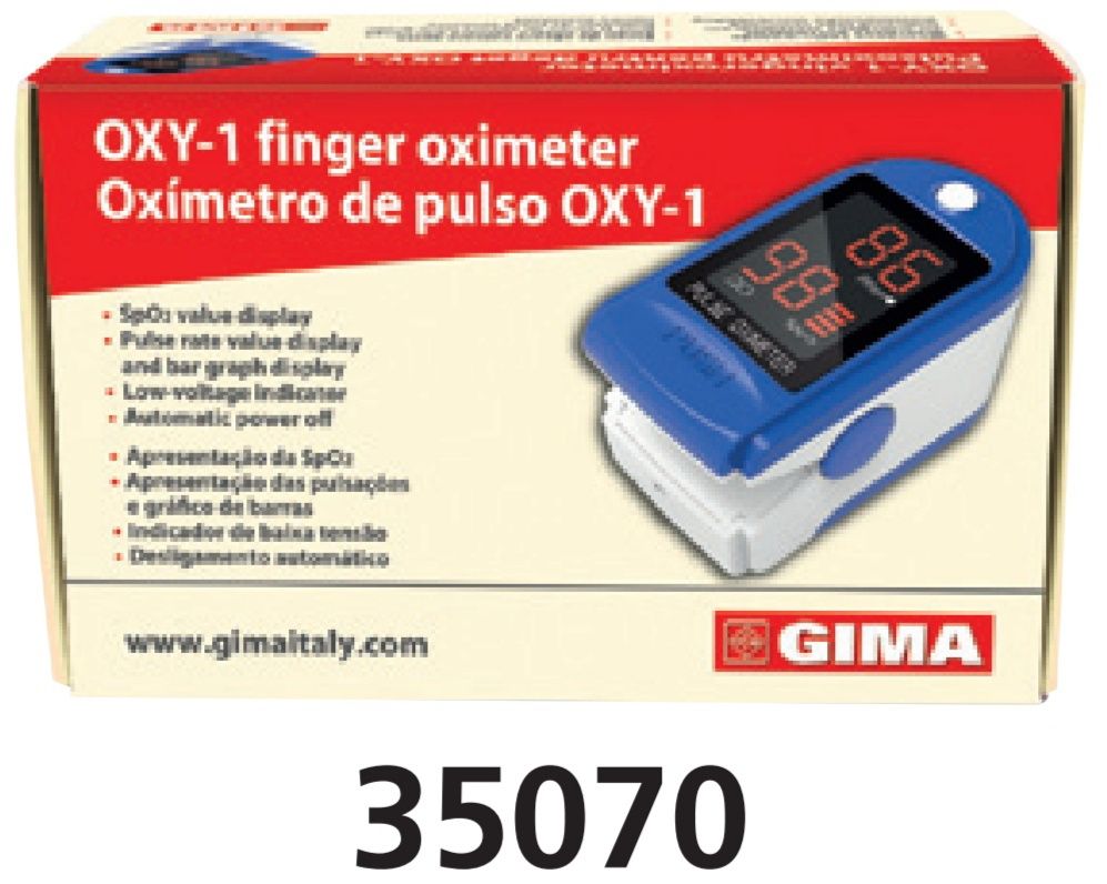 Oxímetro digital portátil GIMA-OXY-1 ( Novo-Selado)