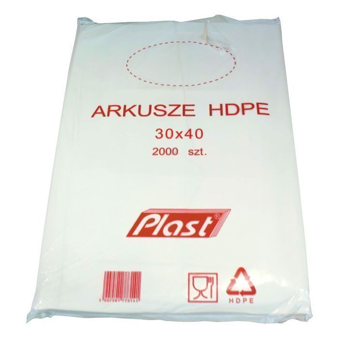 Arkusz HDPE 30x40cm 2000szt