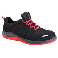 buty ochronne obuwie robocze ELTEN MADDOX czarno-czerwone rozmiar 39