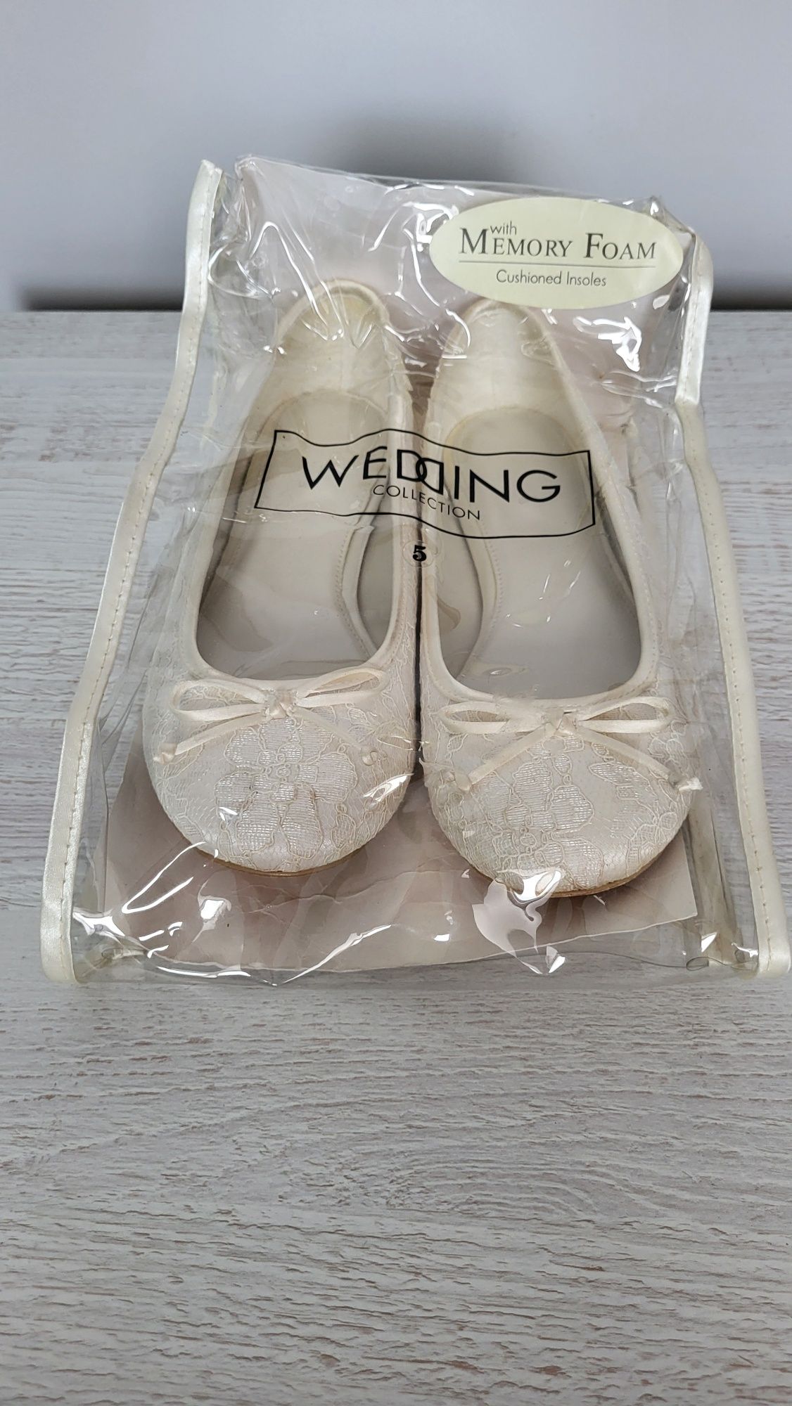 Baletki baleriny Wedding Collection rozmiar 5
