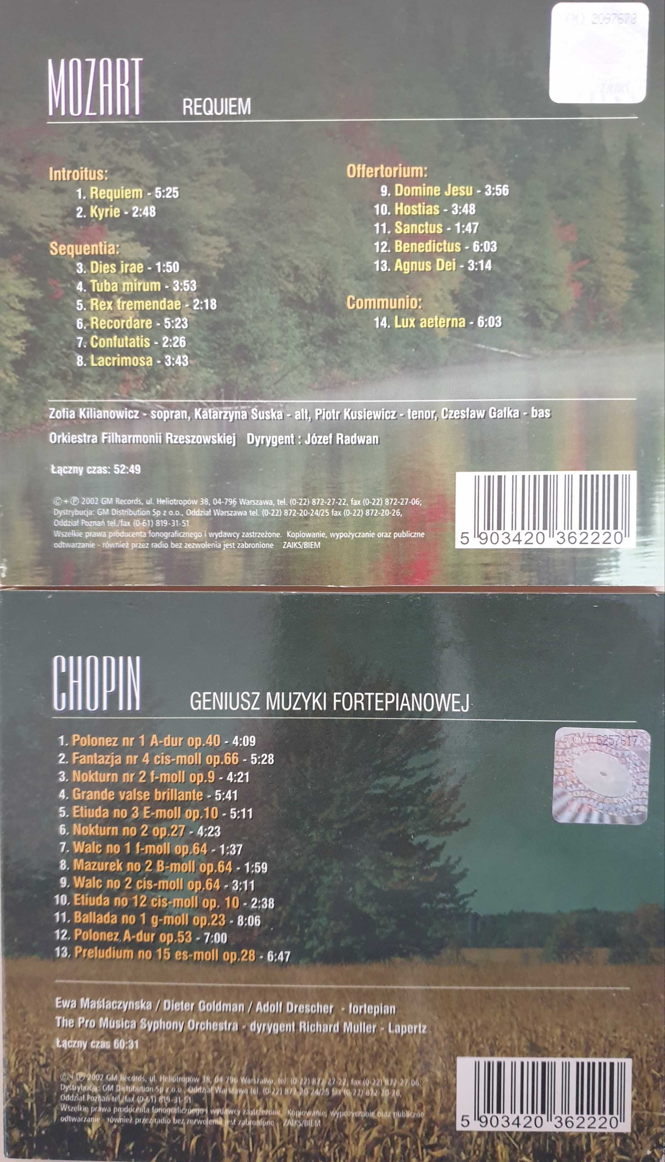 Classical Collection. Mozart, Chopin. CD