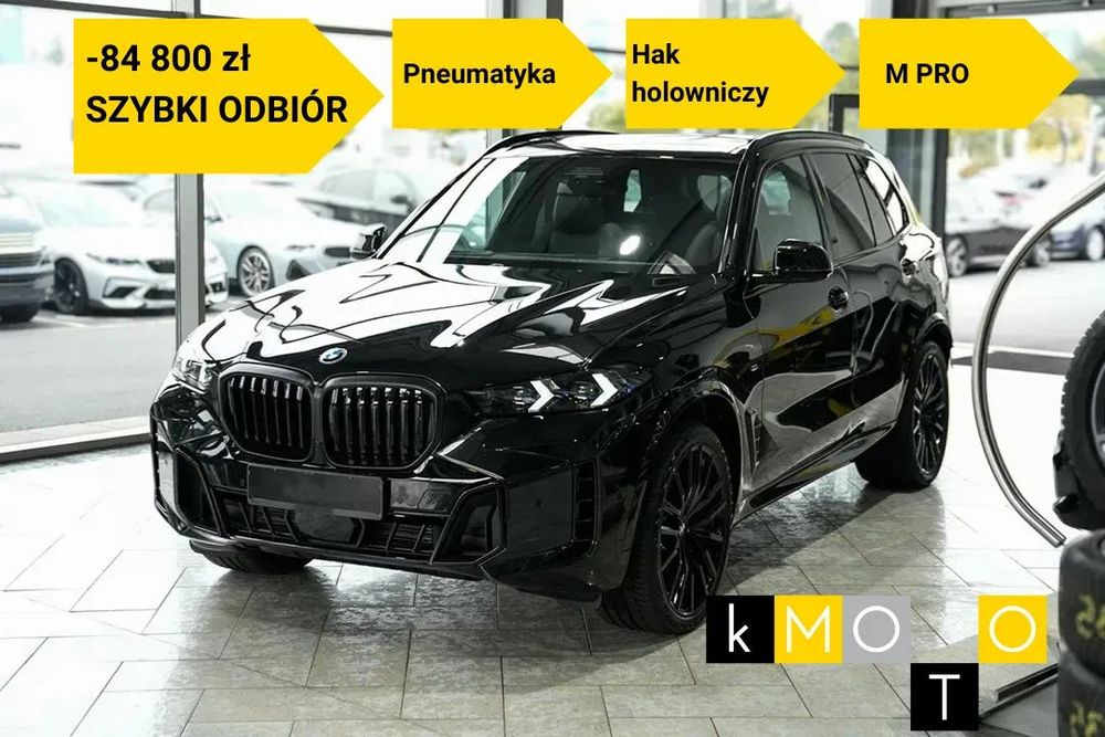 BMW X5 xDrive30d - 94 200 zł RABAT | Pneumatyka | Hak