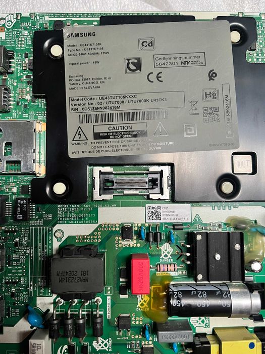 mainboard Samsung UE43TU7105k