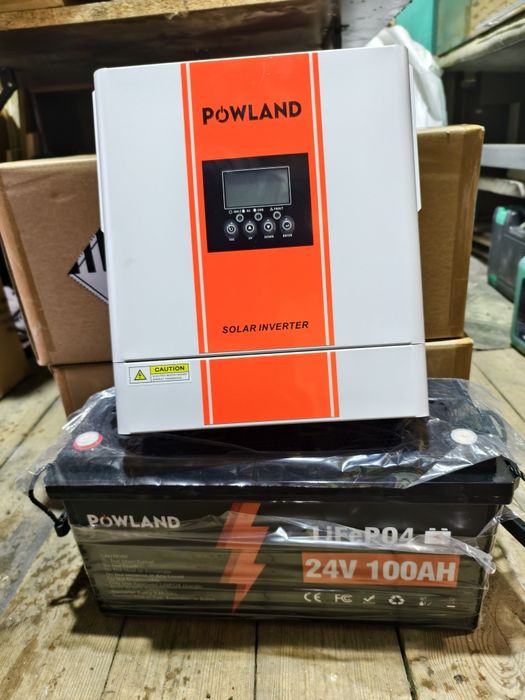 Комплект. Гібридний інвертор EASUN  4KW + LIFEPO4 2560 W