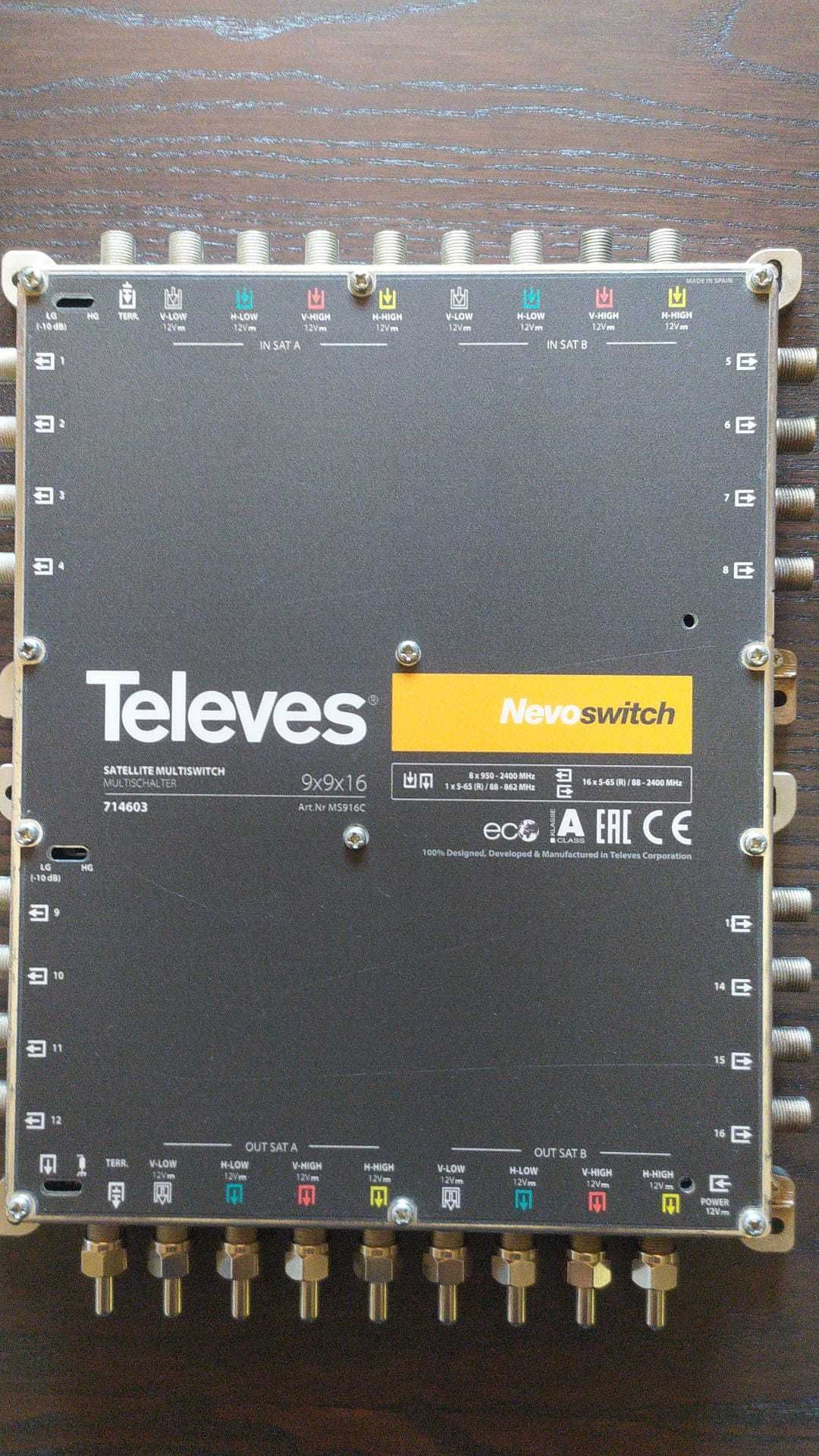 Multiswitch Televes 714603 Nevoswitch ( USADO )