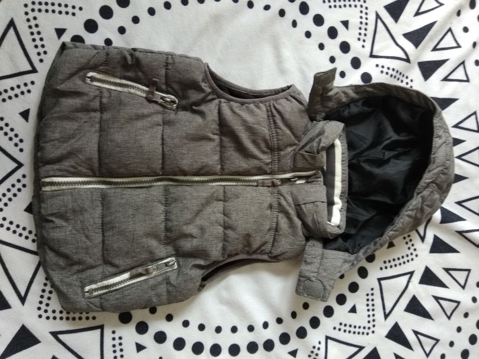 Bezrękawnik szary 98/104 H&M