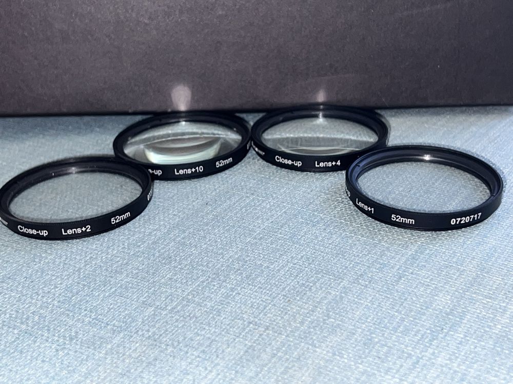 Lentes Macro Close-Up “Altura” Conjunto 52mm +1 +2 +4 +10