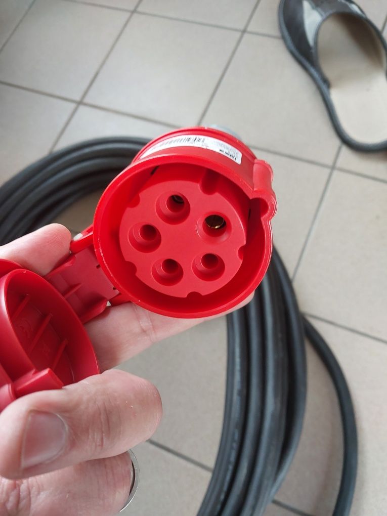 Kabel siłowy 20mb wtyczka gniazdo 16A