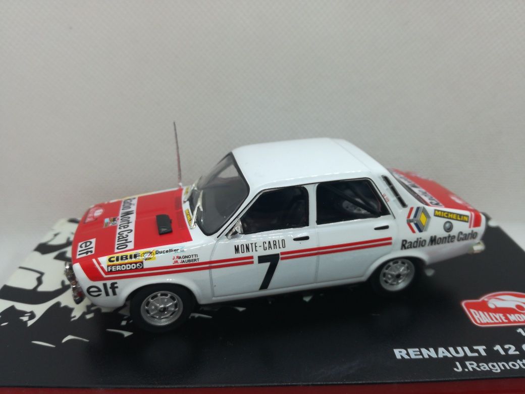 vN.3 Equipa Radio Monte Carlo Miniaturas 1/43 anos 73 e 73 Raganotti e