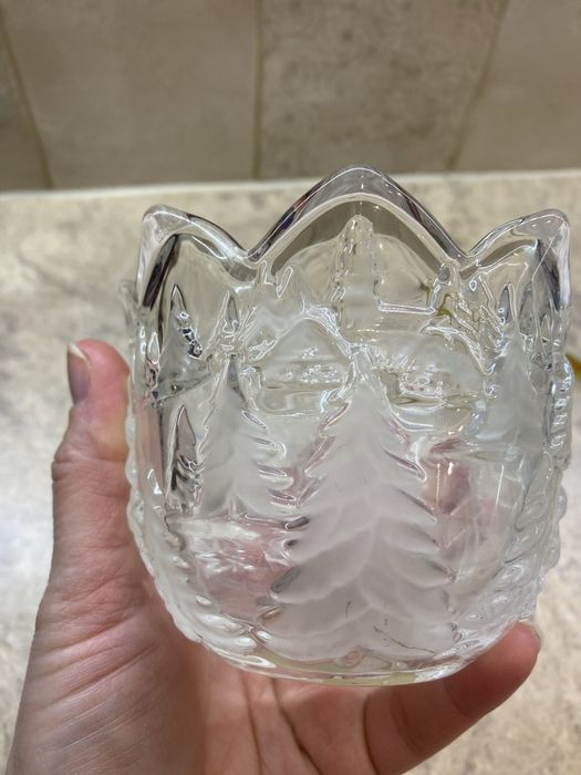 Świecznik szklany Walther glas