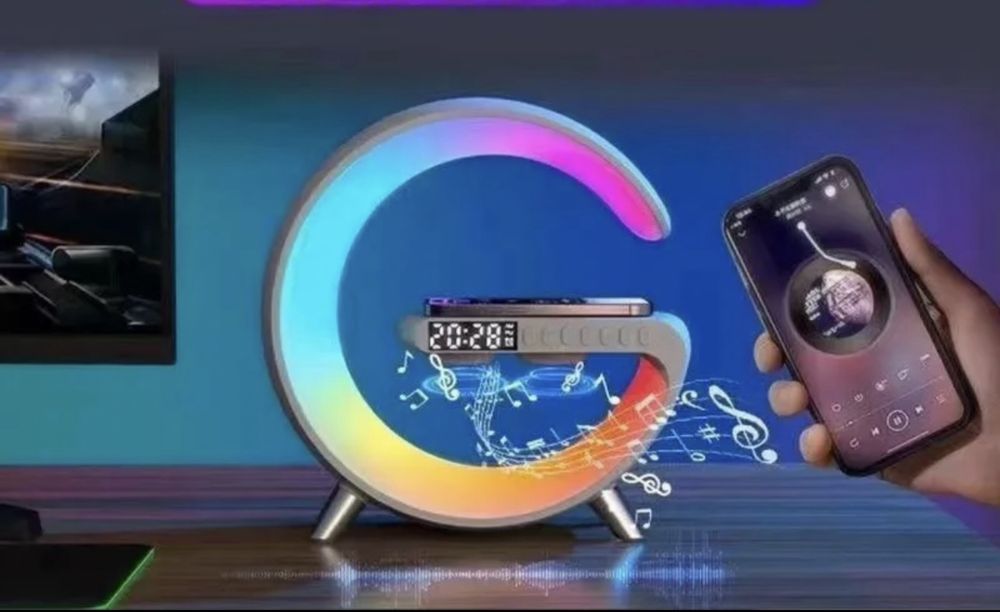 Колонка bluetooth g-smart , будильником+динаміком,