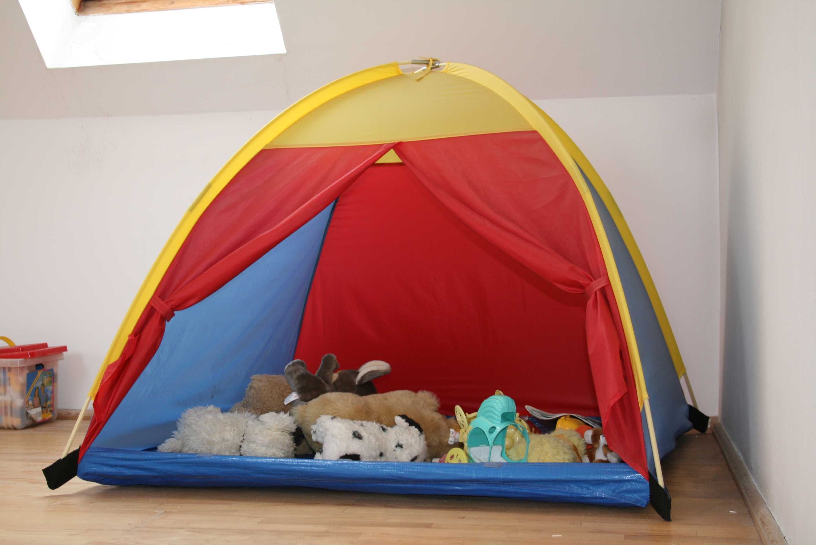 Namiot dziecięcy Ikea Gyckla wys 85cm bok podłogi 108 cm