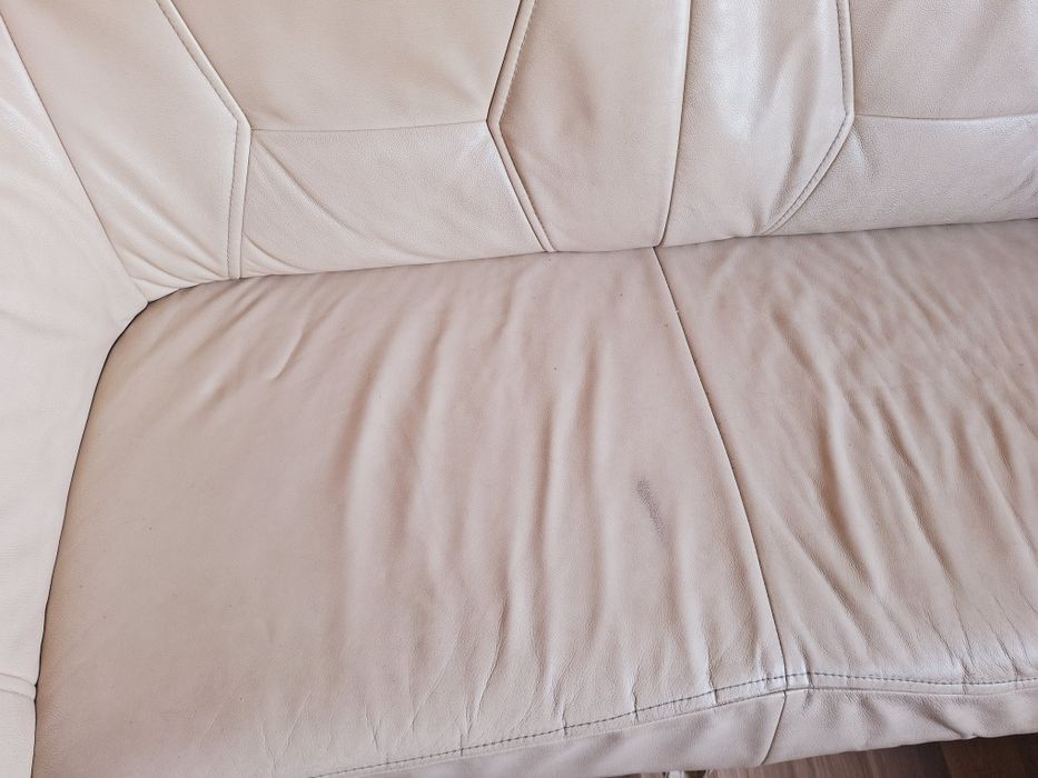 Kanapa skórzana z funkcją spania