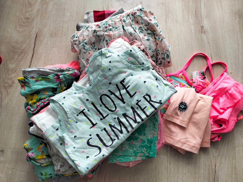 Letnia paczka ubranek 98