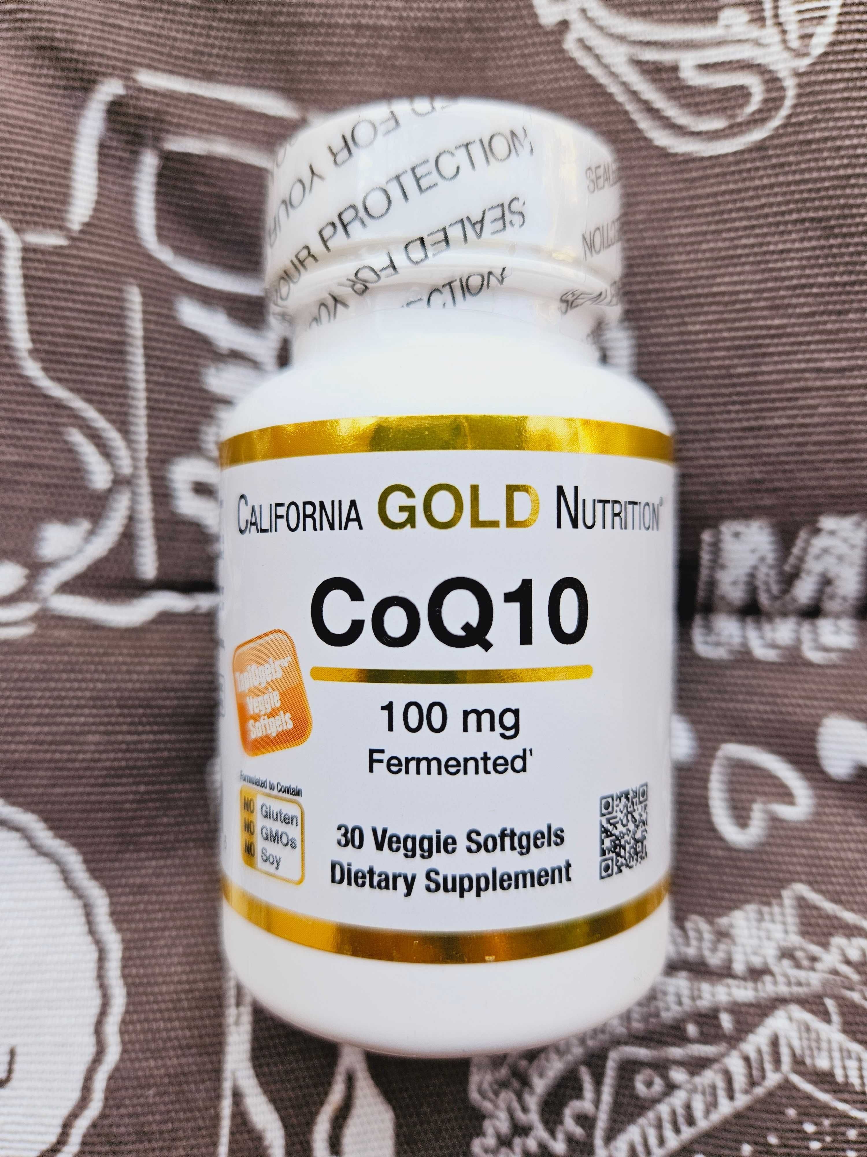 Коэнзим коензим Q10 CoQ10 100 Мг California Gold Coenzyme 30 60 120 шт