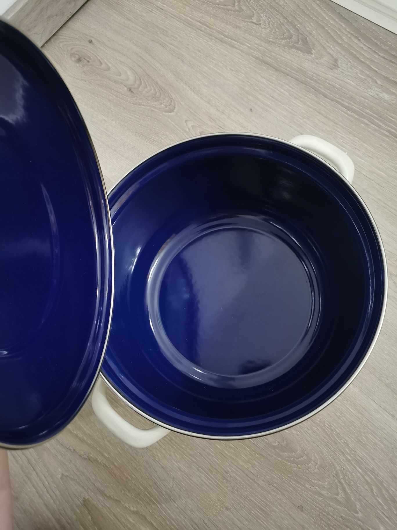 Garnek Indigo 24cm 4,2l kremowy