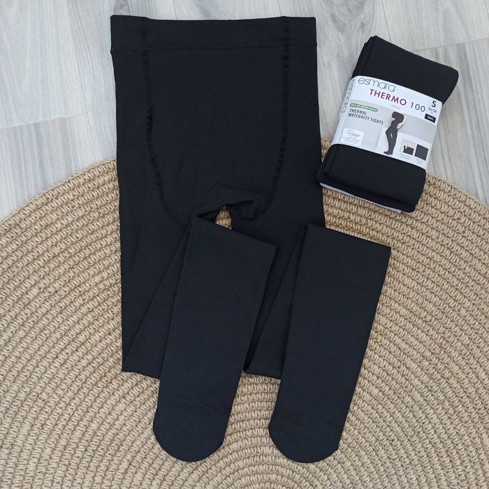 Термоколготи з флісом для вагітних esmara 100den розмір S