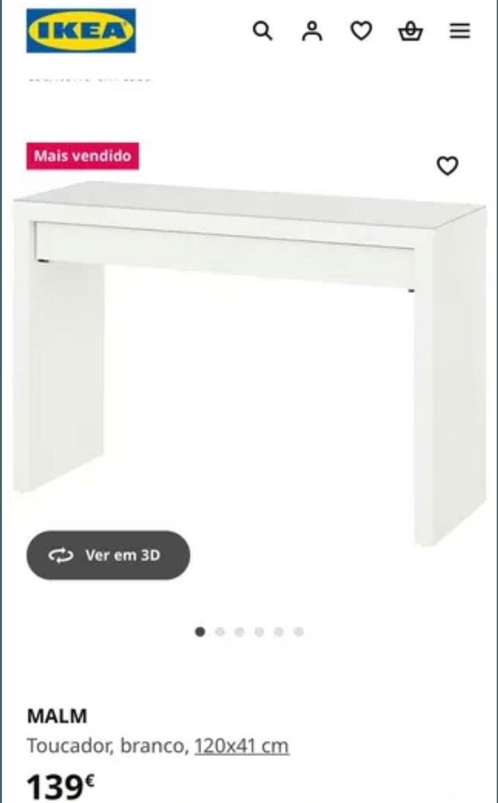 Mesa escritório Branca