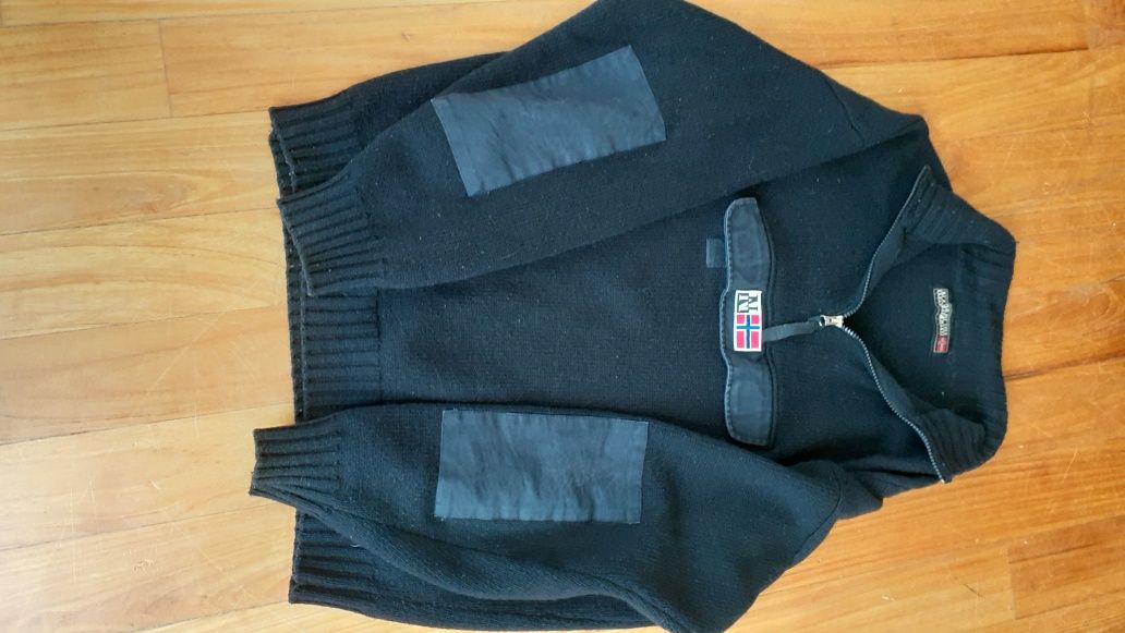Sweter męski wełna Napapijri XL