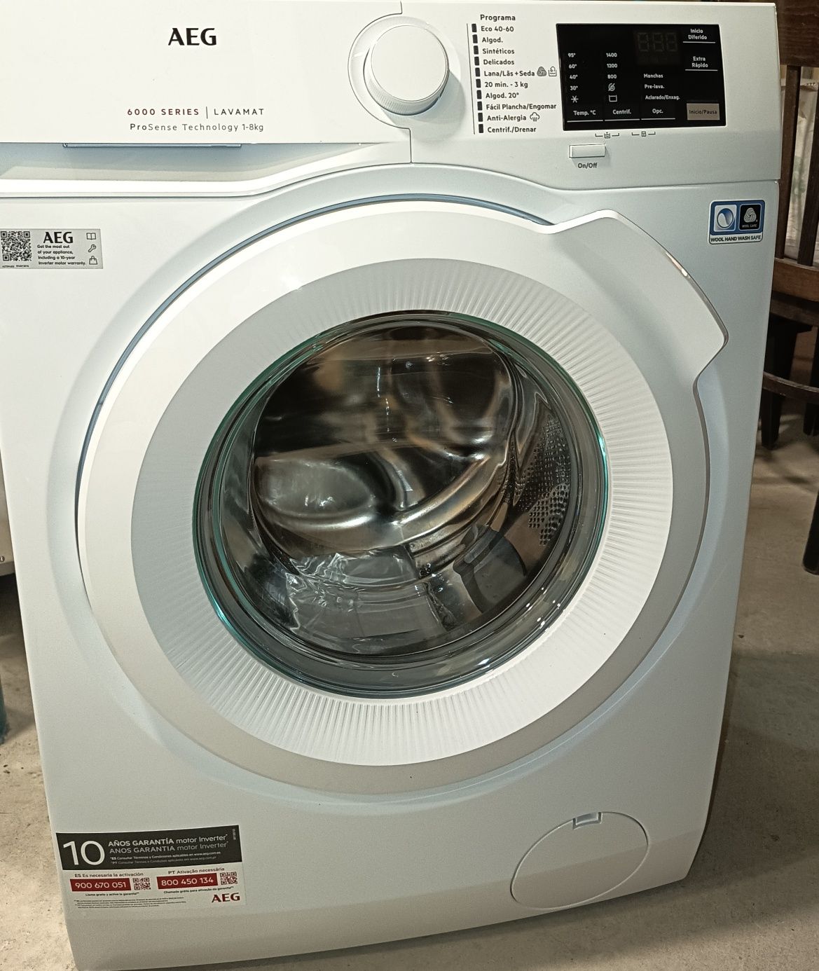 Máquina de lavar roupa AEG 6000 SERIES