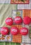 Porta moedas vermelho