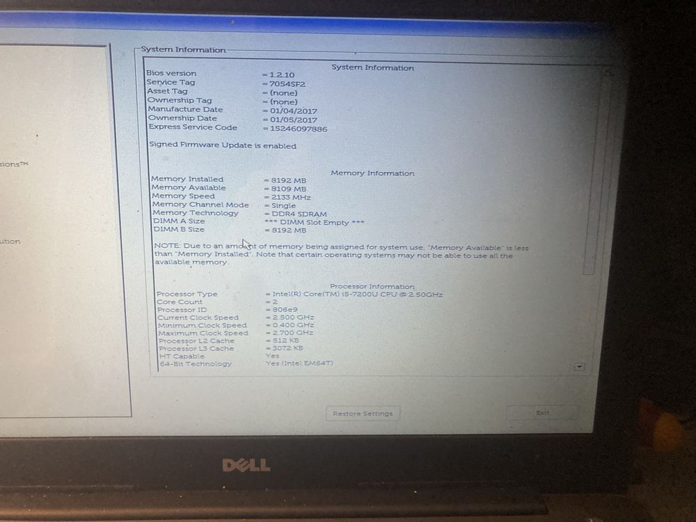 dell inspiron  jak nowy stan oki