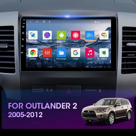 Radio Nawigacja Gps Android Mitsubishi Outlander Peugeot 4007 Citroen