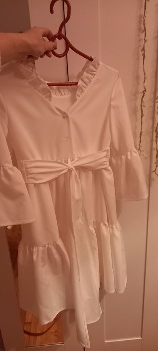 Плаття біле для дівчинки,на перше причастя