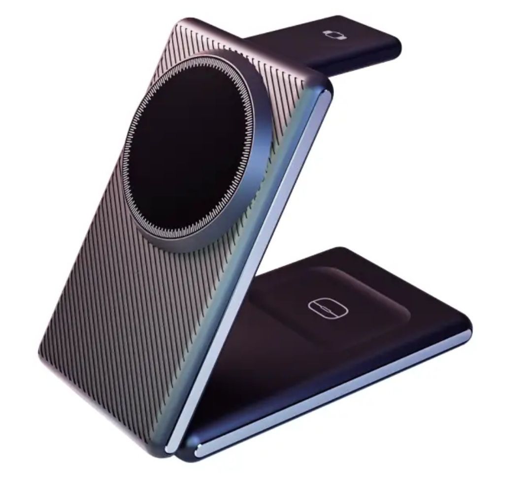 Ładowarka 3 w 1 15 W do telefonu smartwatcha i słuchawek