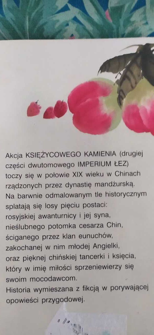 Jose Freches - Kamień księżycowy (tom 2 cyklu Imperium łez)