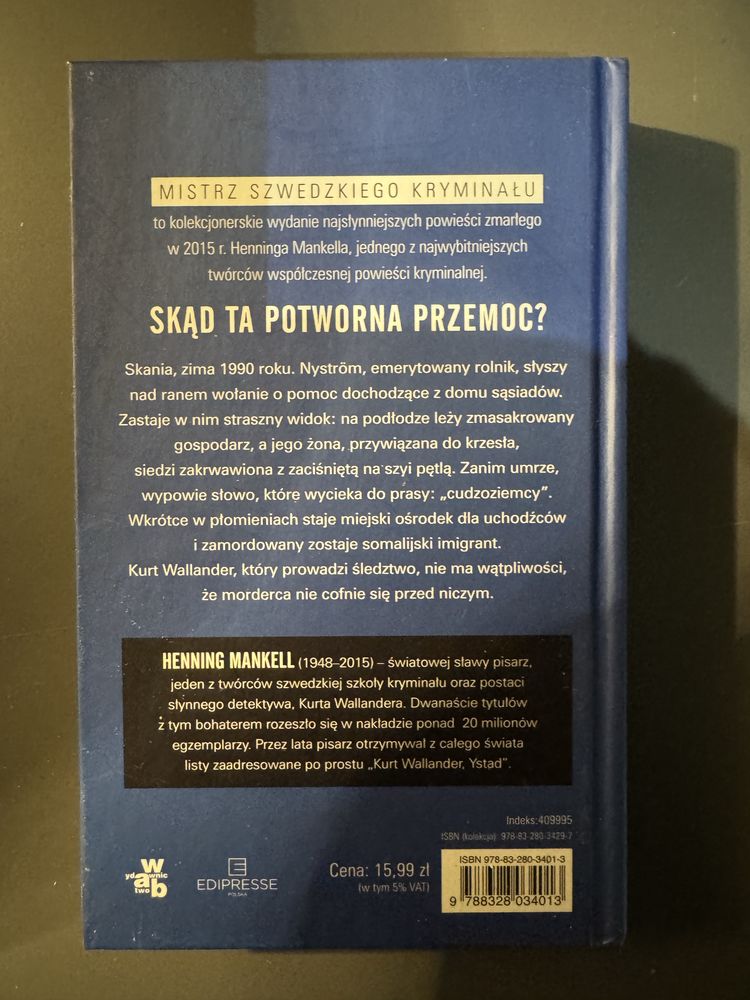 Henning Mankell Morderca bez twarzy