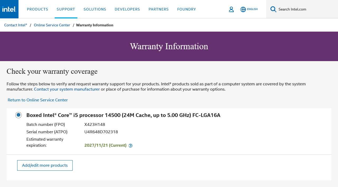 Процесор Intel Core i5-14500 2.6-5.0 GHz