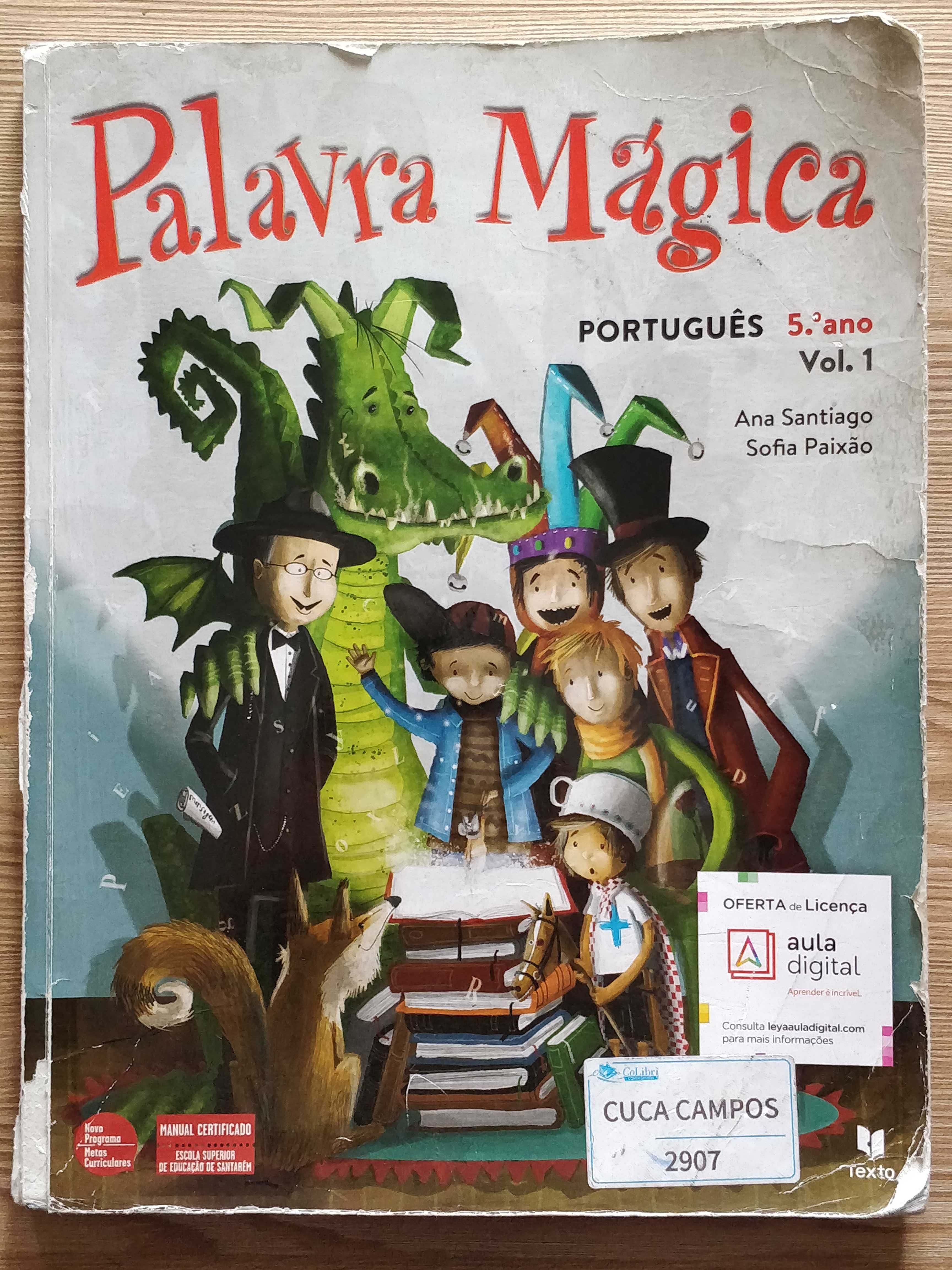 Manual Escolar A Palavra Mágica Português 5ºano