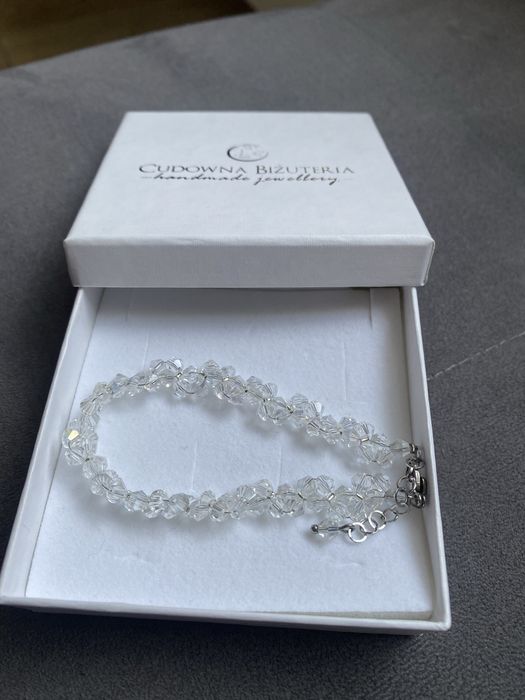 Komplet/Zestaw Biżuterii ślubnej Cudowna Biżuteria