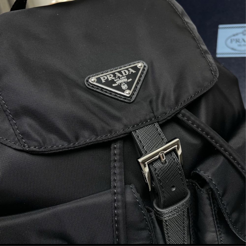 Prada Mochila Preto Novo Mulher