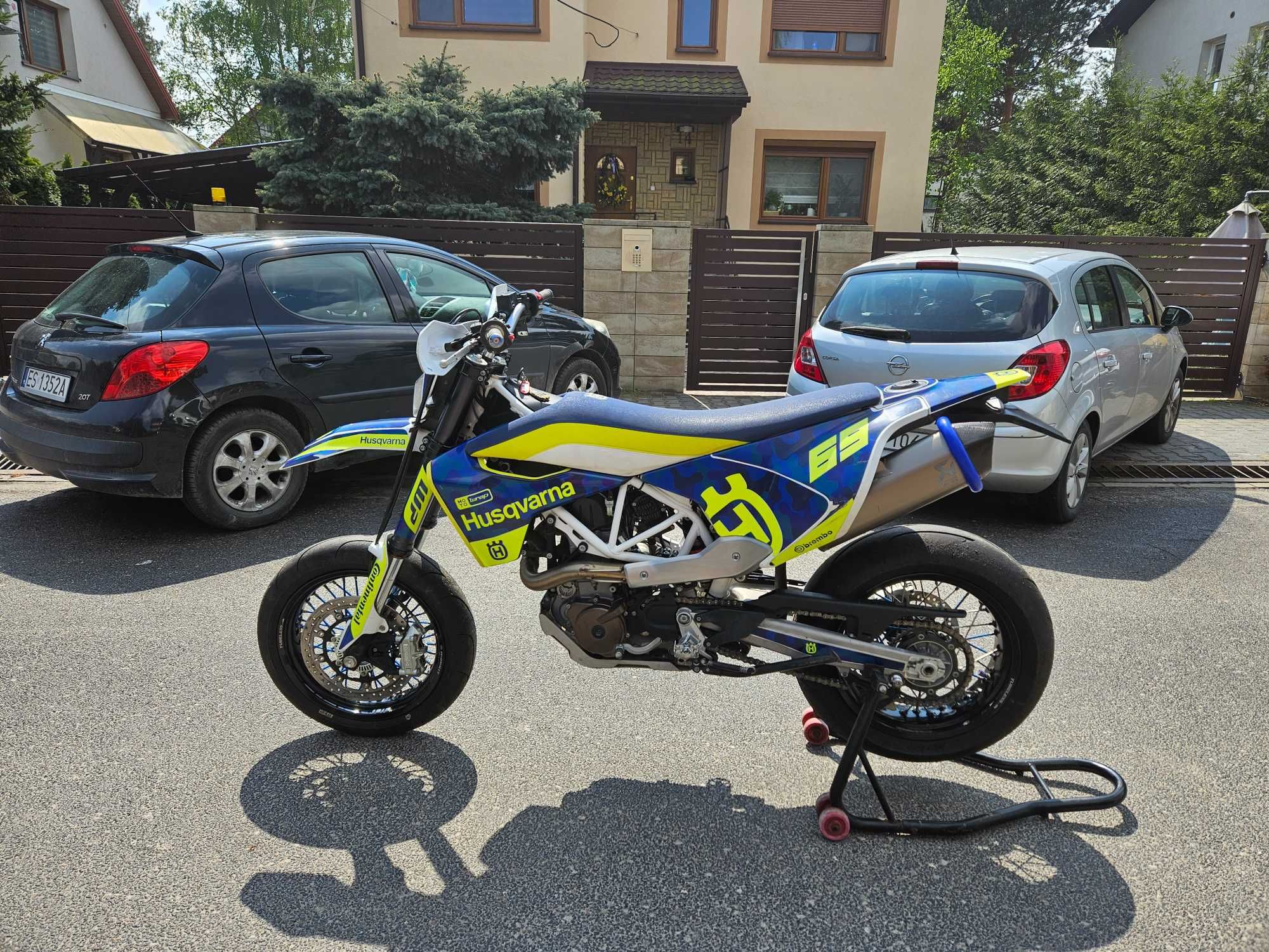 Husqvarna 701 Supermoto/enduro torówka tor