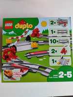 Nowe klocki LEGO Duplo 10882 Tory kolejowe